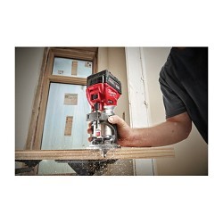 Milwaukee® M12™ M18 FUEL™ 2723-20 Cordless Compact Router, 10000 to 31000 rpm, 12 V, Lithium-Ion Battery, Round Base, For Use On Plunge Base and Offset Base Attachments