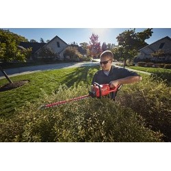 Milwaukee® 2726-20 Hedge Trimmer, Tool/Kit: Tool, Cutting Capacity: 24 in, Double-Sided Blade, 18 V, 42-1/2 in Overall Length, Lithium-Ion Battery, Plastic Housing