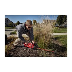 Milwaukee® 2726-20 Hedge Trimmer, Tool/Kit: Tool, Cutting Capacity: 24 in, Double-Sided Blade, 18 V, 42-1/2 in Overall Length, Lithium-Ion Battery, Plastic Housing