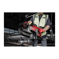 Milwaukee® M18 FUEL™ 2729S-22 Deep Cut Dual Trigger Cordless Band Saw Kit, 5 in Cutting, 18 V, M18™ REDLITHIUM™ XC5.0™ Lithium-Ion Battery