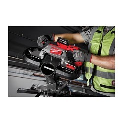 Milwaukee® M18 FUEL™ 2729S-22 Deep Cut Dual Trigger Cordless Band Saw Kit, 5 in Cutting, 18 V, M18™ REDLITHIUM™ XC5.0™ Lithium-Ion Battery