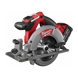 Milwaukee® 2730-22 Cordless Circular Saw Kit, 5/8 in, 18 V, 1-5/8, 2-3/16 in Cutting Depth, Lithium-Ion Battery, Battery Included: Yes, Blade Side: 6-1/2 in