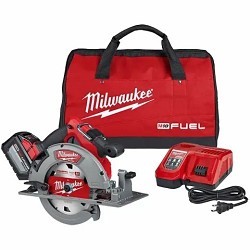 Milwaukee® 2732-21HD Cordless Circular Saw, 7-1/4 in Blade, 5/8 in, 18 VDC, 2-1/2, 1-7/8 in Cutting Depth, Lithium-Ion Battery, Battery Included: Yes, Blade Side: Right