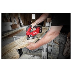 Milwaukee® M18™ FUEL™ 2737-20 Cordless Jig Saw, 18 VDC, For Blade Shank: T-Shank, 9.13 in OAL, REDLITHIUM™ Battery