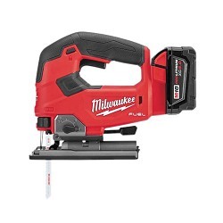 Milwaukee® M18™ FUEL™ 2737-21 Cordless Jig Saw Kit, 18 VDC, For Blade Shank: T-Shank, 9.13 in OAL, REDLITHIUM™ Battery