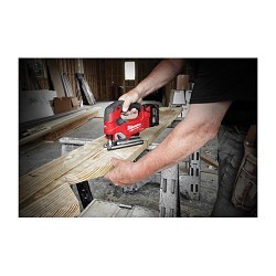 Milwaukee® M18™ FUEL™ 2737-21 Cordless Jig Saw Kit, 18 VDC, For Blade Shank: T-Shank, 9.13 in OAL, REDLITHIUM™ Battery