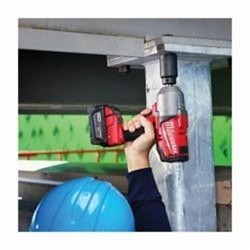 Milwaukee® 2762-22 M18™ FUEL™ High Torque Cordless Impact Wrench Kit With Pin Detent, 1/2 in Straight Drive, 1700/2300 bpm, 350 ft-lb (Mode 1), 600 ft-lb (Mode 2) Torque, 18 VDC, 8-3/4 in OAL