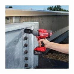 Milwaukee® 2762-22 M18™ FUEL™ High Torque Cordless Impact Wrench Kit With Pin Detent, 1/2 in Straight Drive, 1700/2300 bpm, 350 ft-lb (Mode 1), 600 ft-lb (Mode 2) Torque, 18 VDC, 8-3/4 in OAL