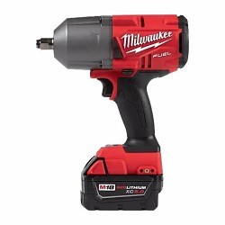 Milwaukee® 2767-22GG Cordless Impact Wrench Kit, Square Drive, 1/2 in Drive, 1000 lb-ft, 18 VDC, 8.4 in Overall Length, Battery Included: Yes