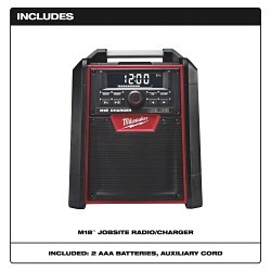 Milwaukee® 2792-20 Radio/Charger, 18 V, Lithium-Ion Battery