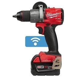 Milwaukee® 2806-22 Cordless Hammer Drill, Ratcheting Chuck, 18 V, 0 to 550 rpm, 0 to 2, 000 rpm No-Load Speed, Yes Reversible, Lithium-Ion Battery