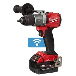 Milwaukee® 2806-22 Cordless Hammer Drill, Ratcheting Chuck, 18 V, 0 to 550 rpm, 0 to 2, 000 rpm No-Load Speed, Yes Reversible, Lithium-Ion Battery