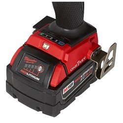 Milwaukee® 2806-22 Cordless Hammer Drill, Ratcheting Chuck, 18 V, 0 to 550 rpm, 0 to 2, 000 rpm No-Load Speed, Yes Reversible, Lithium-Ion Battery