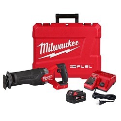 Milwaukee® 2821-21 Cordless Reciprocating Saw, 1-1/4 in Stroke Length, 0 to 3000 spm Strokes per Minute, Battery Included: Yes, 18 in Overall Length