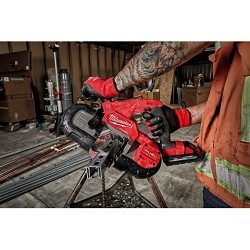 Milwaukee® 2829-22 Compact Band Saw Kit, Cutting Capacity: 3-1/4 in, 35-3/8 in Blade, 18 VDC, 3 Ah Battery, Lithium-Ion Battery