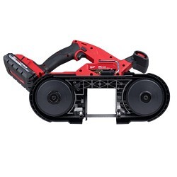 Milwaukee® 2829-22 Compact Band Saw Kit, Cutting Capacity: 3-1/4 in, 35-3/8 in Blade, 18 VDC, 3 Ah Battery, Lithium-Ion Battery