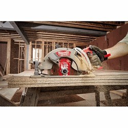 Milwaukee® 2830-20 Circular Saw, 7-1/4 in Blade, 5/8 in Arbor/Shank, 18 VDC, 1-7/8 in Cutting Depth, Blade Side Left
