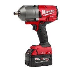 Milwaukee® 2863-22 Cordless Impact Wrench Kit, Square Drive, 1/2 in Drive, 1000 lb-ft, 18 VDC, 8.39 in Overall Length, Battery Included: Yes