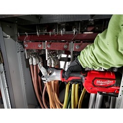 Milwaukee® 2877-22 Cordless Dieless Crimper, Crimping Capacity: 750 kcmil, 13000 lb Crimping Force, 18 V, Lithium-Ion Battery