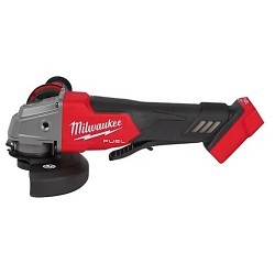 Milwaukee® 2880-22 Grinder, Bare Tool/Kit: Kit, 4-1/2 in, 5 in Wheel Diameter, 5/8 in Arbor/Shank, 18 VDC, Lithium-Ion Battery, Batteries Included: 2, Paddle Switch