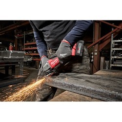 Milwaukee® 2881-20 Cordless Angle Grinder, Bare Tool, 4-1/2 to 5 in Wheel Dia, 5/8-11 in, Slide Switch