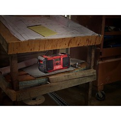 Milwaukee® Radio, Cordless, 18 V, Series: M18, 15.80 in W x 7.70 in L Dimensions, USB Charger ,Weather sealed compartment