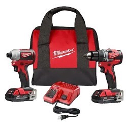 Milwaukee® 2892-22CT Combination Kit, 2, 18 VDC, 2 Ah Battery