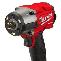 Milwaukee® 2962P-20 Cordless Impact Wrench, Square Drive, 1/2 in Drive, 650 lb-ft, 18 VDC, 6 in Overall Length