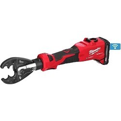 Milwaukee® 2978-22O Cordless Crimper Kit, Crimping Capacity: 750 MCM Copper, 1000 MCM Aluminum, 477 ACSR, 1/2 in EHS Guy Wire, 3/8 in Rebar and 3/8 in Ground Rod, 6 Ton Crimping Force, 18 V, Redlithium™ Lithium Ion Battery