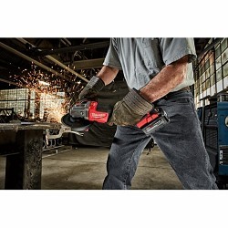 Milwaukee® 2980-20 Cordless Braking Grinder, 4-1/2 to 5 in Wheel Dia, 5/8-11 in, 18 V, Lithium-Ion Battery, For Wheel Type: Type 27, Paddle Switch