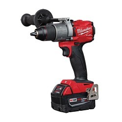 Milwaukee® M18™ 2997-23 3-Tool Cordless Combination Kit, Tools: Hammer Drill, Impact Wrench, 18 VDC, 5 Ah Lithium-Ion REDLITHIUM™ Battery, D-Handle, Assorted Teeth
