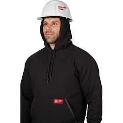 Milwaukee® 350G-L Pullover, Hooded (Yes/No): Yes, Unisex, Large, Gray, Cotton/Polyester