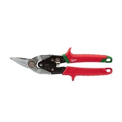 Milwaukee® 48-22-4533 Snip Set, Cutting Capacity: 18 ga Cold Rolled Steel, 22 ga Stainless Steel, 5 in Length of Cut, Left/Right/Straight, Steel Blade, Plastic Handle, Ergonomic Grip