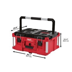 Milwaukee® 48-22-8425 Large Tool Box, Series: PACKOUT, 100 lb, Top