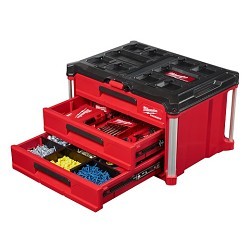 Milwaukee® 48-22-8443 Tool Box, Series: PACKOUT, 3 Drawers, 20 oz