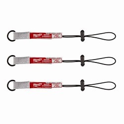 Milwaukee® 48-22-8822 Tool Lanyard, 3-Piece Small, 5 lb, Nylon/Rubber