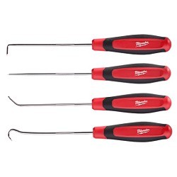 Milwaukee® 48-22-9215 Hook and Pick Set, Tool Storage Type: Tray, 4 Piece, Plastic/Steel, Tool Storage Included: Yes