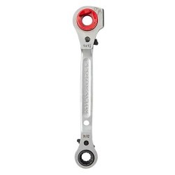 Milwaukee® 48-22-9216 Ratchet Wrench, Lineman's 5-in-1, 2.1 in HT x 2.17 in WD x 11.25 in DP