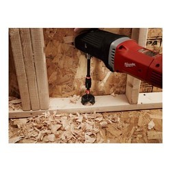 Milwaukee® 48-25-3001 Self-Feed Bit, Self-Feed Drill, 3 in Dia, 6 in Overall Length, 7/16 in Shank