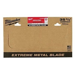 Milwaukee® 48-39-0606 Compact Band Saw Blade, 35-3/8 in Length, 11.26 in Width, 8/10, Bi-Metal Body
