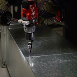 Milwaukee® 48-89-9205 Step Drill Bit, 1/4 in Diameter Minimum Hole, 1-3/8 in Diameter Maximum Hole, 10 Steps, 3/8 in Shank