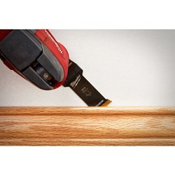 Milwaukee® 49-25-1251 Blade, For Use With: Metal, Wood & Nails, PVC, Drywall, Specifications: 1 1/8 in Cutting Width, 2.2 in L Blade, 0.03 in THK Blade, Bi-Metal