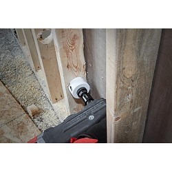 Milwaukee® 49-56-0729 Hole Saw, 2-5/8 in Dia, 1-5/8 in Cutting Depth, Carbide Cutting Edge, 5/8 in Arbor, Applicable Materials: Stainless Steel, Fastener Embedded Wood, Cement Board, Fiberglass, Plaster, Asphalt Shingles And More