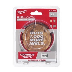 Milwaukee® 49-56-9240 Hole Saw, 3-5/8 in Diameter, Applicable Materials: Cement Board, Shingles, Plaster, Stucco