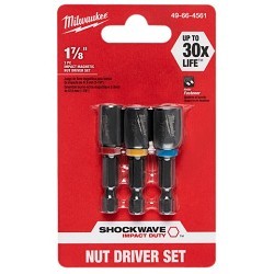 Milwaukee® 49-66-4561 Nut Driver Set, 1-7/8 in Overall Length