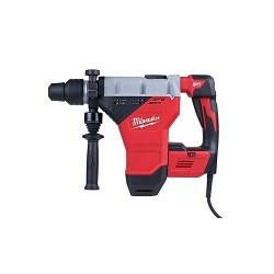 Milwaukee® 5546-21 Rotary Hammer, Specifications: 1-3/4 in Chuck Capacity, SDS-Max Chuck Size, D-Handle Type, 16.4 ft Cord Length, 1-3/4 in Core Bit Capacity, 1-3/4 in Cutting Capacity, 380 rpm, Keyless Chuck Design, 15 A, Electric - Corded, Reinforced Nylon