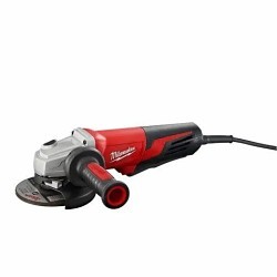 Milwaukee® 6117-30 Small Angle Grinder, 5 in Wheel Diameter, 5/8 in Arbor/Shank, 120 VAC, For Wheel Type: Type 27, Black/Red, Paddle Switch