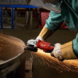 Milwaukee® 6117-31 Electric Angle Grinder, 5 in Wheel Dia, 120 VAC, Paddle Switch