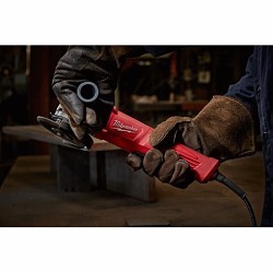 Milwaukee® 6141-31 Small Angle Grinder, 4-1/2 in Wheel Dia, 5/8-11 in, Paddle Switch