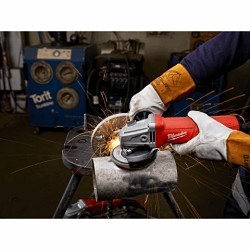 Milwaukee® 6147-30 Small Angle Grinder, 4-1/2 in Wheel Diameter, 5/8 in Arbor/Shank, 120 VAC, For Wheel Type: Type 27, Paddle Switch